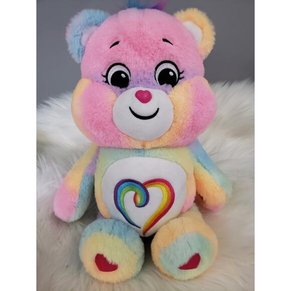 Large Jumbo Care Bear 14" Togetherness Bear 2021 Plush- Basic Fun! - Picture 5 of 5